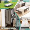imageGreenvelly Folding Bed with 5 Inch Mattress 75 x 31 Portable Rollaway Bed with Memory Mattress Foldable Bed with Metal Frame for AdultsGuestSpaceSaving31