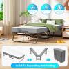 imageGreenvelly Folding Bed with Mattress 75 x 31 Rollaway Bed with 5 Memory Foam Mattress Metal Frame Portable Bed for Small Apartment Guest Room Foldable Bed for Adults SpaceSaving75 x 31