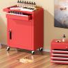 imageGreenvelly Tool Chest 5Drawer Rolling Tool Chest with Hooks and Lockable Wheels Detachable Top Tool Box Toolbox with Wheels Rolling Tool Box for Mechanics Garage Workshop and Tool Room PurpleRed