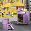 imageGreenvelly Tool Chest 5Drawer Rolling Tool Chest with Hooks and Lockable Wheels Detachable Top Tool Box Toolbox with Wheels Rolling Tool Box for Mechanics Garage Workshop and Tool Room PurplePurple